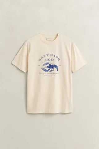 GANT - Graphic T-Shirt creamed white - Gr. - L