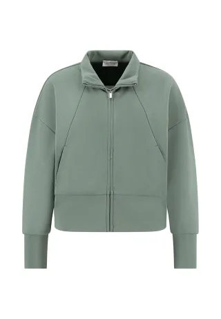 FYNCH-HATTON - JACKET COLLEGE CONTRAST COZi TOUCH moss green - Gr. - M