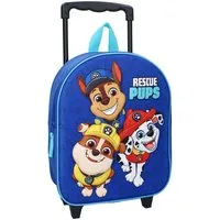 PAW PATROL Kinderrucksack 3D-Trolley-Rucksack – Mit ausziehbarem Griff