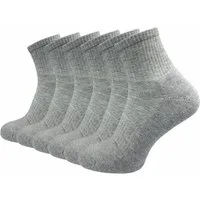 GAWILO Kurzsocken für Damen - Premium Socken für Sport & Freizeit - ohne drückende Naht (6 Paar) in weiß, schwarz & grau, leichte Plüschsohle für höchsten Tragekomfort