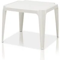 KHG Kindertisch Kindertisch für Garten & Kinderzimmer, Pflegeleichte Oberfläche (kindgerechte Höhe 44 x 50 x 50 cm, Outdoor, robust wetterfest), Pflegeleicht, Wetterfest, Stabil, Stapelbar