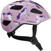 Lazer Fahrradhelm LAZER LAZER Helm Nutz 2.0 KinetiCore rosa Unicorns - sicherer Kinder-F
