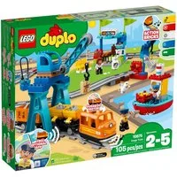 LEGO® LEGO® Duplo 10875 Güterzug Konstruktionsspielsteine, (105 St)