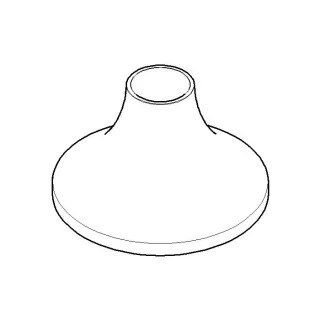 Dornbracht Rosette für Auslauf 092780011-06 092780011 D.60 x 37 mm platin matt