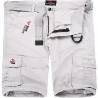Arctic Seven Shorts Herren Cargo mit Gürtel – kurze Hose Baumwolle Robuste Shorts mit vielen Taschen und hohem Komfort