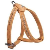 Karlie Hunde-Geschirr Karlie Buffalo Strass Geschirr - Hellbraun Brustumfang: 20-27 cm