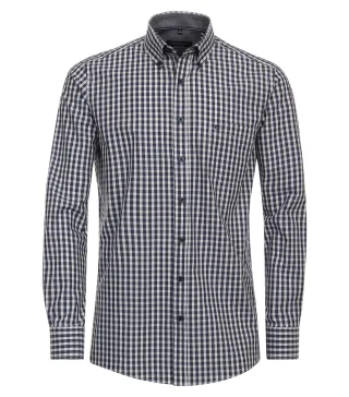 CASAMODA - Freizeithemd blau - Gr. - 3XL