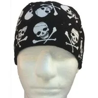 Westernlifestyle Bandana Piraten Skull Cap – Totenkopf Design Do-Rag Head Bandana Cap Kopftuch