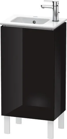 Duravit L-Cube Waschtischunterbau bodenstehend Schwarz Hochglanz 420x294x704 mm - LC6273L4040 LC6273L4040