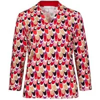 bianca Print-Shirt MALVE mit angesagtem Allover-Druck in Trendfarben