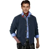 Moschen-Bayern Trachtenstrickjacke Trachtenjacke Herren Trachtenstrickjacke Trachtenjanker Strickjacke mit Knopfleiste