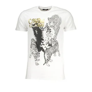 Tierdruck T-Shirt Kurzarm Rundhals