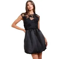 LIPSY Minikleid Lipsy Minikleid mit Pailletten und Mesh, Regular (1-tlg)