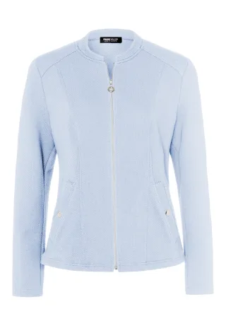 FRANK WALDER - Leichtjacke NOS mit modernen Eingrifftaschen light aqua - Gr. - 48