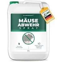 Silberkraft Vergrämungsmittel Silberkraft Mäuseabwehr, Repellent gegen Mäusebefall, 2000 ml, 1-St., Mäuseabwehr für Haus & Garten, wirksame Alternative zu Gift & Fallen