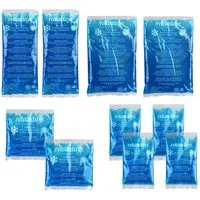 relaxdays Kalt-Warm-Kompresse Kühlpads Set, 10-tlg., 10er Set, 10er Pack