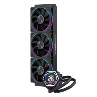 LOVINGCOOL L-B360-02 360mm CPU Water Cooler ARGB PWM 2600RPM Low Noise Computer Radiator Compatible with Intel LGA&AMD