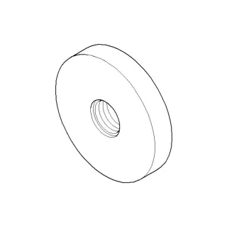 Dornbracht Rosette Reservepapier 082789500-06 platin matt