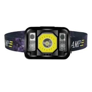 XPG+COB Sensor Headlamp Three Lights Source Strong Light Fishing Rechargeable Headlight Outdoor Super Bright Head-Mounte