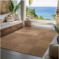 Carpettex Outdoorteppich Boho Design, Läufer, Höhe: 5 mm, Outdoor Teppich Wetterfest Modern Design Wohnzimmer Küchen Terrasse
