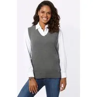 Witt Strickpullover Pullunder Ärmellos Jersey
