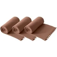 Wohndecke 3er Set Fleecedecke WAVE ca. 120x160, wometo, OEKO-TEX®, Fleecedecke mit Wellenrand & Anti-Pilling