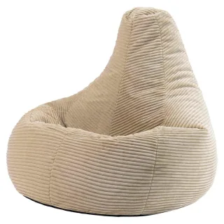 icon Sitzsack, Beige, Textil, 200 L, 1-Sitzer, Freiform, 82x76x82 cm, Hergestellt in Deutschland, Wohnzimmer, Hocker, Sitzsäcke, XXL Sitzsäcke