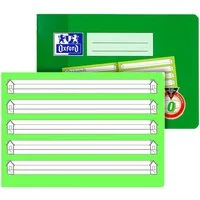 OXFORD Schulheft 1 Schreibheft A5 quer liniert 16 Blatt grün Lineatur 0, DIN A5 quer, Lineatur 0