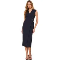 LIPSY Midikleid Lipsy Enges Midikleid in Wickeloptik (1-tlg)