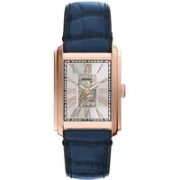 Fossil Automatikuhr Carraway ME3274, Armbanduhr, Herrenuhr, Mechanische Uhr, Lederarmband, analog