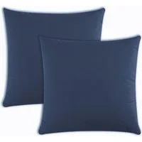 Müskaan Kissenbezug Kissenbezug 40x40 40x80 80x80 2er Pack Mikrofaser Kissenhülle, (2 Stück), mit Reißverschluss
