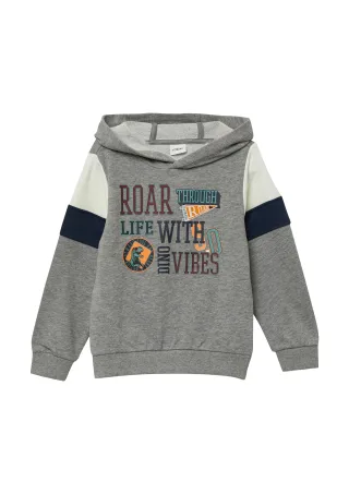 s.Oliver - Sweatshirt grau|mehrfarbig - Gr. - 92/98