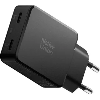 Native Union 65W USB-C Fast GaN Pocket Charger Black