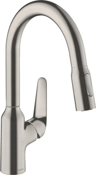 Hansgrohe Spültischmischer 180 Ausziehbrause M429-H180ST edelstahl-optik, 71801800 71801800
