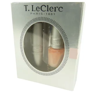 T. LeClerc PARIS 1881 Coffret des Elegantes Lippen Stift Nagel Lack Set  - Beige Naturelle