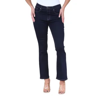 Magic Shaping hoch taillierte Slim Flare Leg Jeans für Damen in Indigo