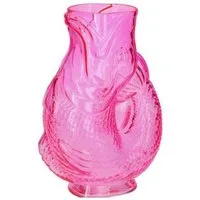 Giftcompany Dekovase Vase Fischvase Jacquard Pink (24cm)