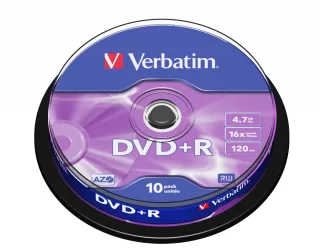 Verbatim DataLifePlus | 43498 | 10 x DVD+R - 4.7 GB 16x