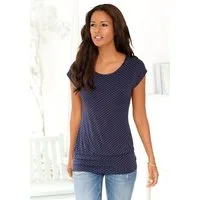 LASCANA Longshirt mit breitem Bund aus weichem Viskose-Stretch