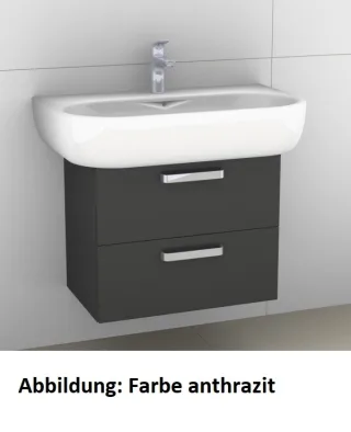 Artiqua 413 Waschtischunterschrank für 4U 123480 Riviera Eiche quer NB, 413-WU2L-K25-7179-438 413-WU2L-K25-7179-438