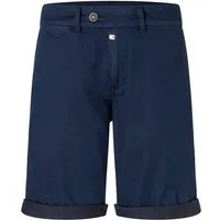TIMEZONE Chinoshorts Lässiger Schnitt Kordelzug Elastische für Herren Baumwolle Regular Fit unifarben atmungsaktiv Reißverschluss