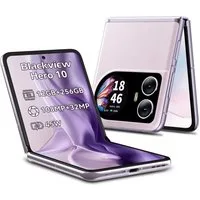 blackview Blackview Hero 10 klapp handy Ohne Vertrag Dual-Screen flip Smartphone (6.9 Zoll, 256 GB Speicherplatz, 108 MP Kamera, 6,9", 2,5K AMOLED, 108MP, 256GB, 4000 mAh/45W, NFC)