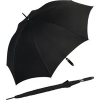 doppler® Stockregenschirm XXL Golfschirm, Partnerschirm für Damen und Herren, groß und stabil, uni-Sommerfarben - schwarz