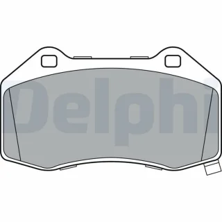 Delphi Bremsbel?ge vorne Abarth 124 Fiat 124 Mazda Mx-5 LP3388