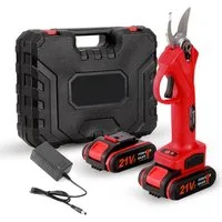 GARRYFIZH Akku-Astschere Bürstenloser Motor 21V Elektrische Astschere Gartenschere, (Gartenschere), Akku Grtenschere Mit Aufbewahrungsbox
