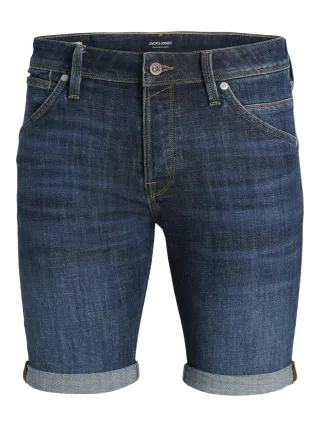 JACK&JONES - JJIRICK JJFOX SHORTS GE 237 SN dark blue denim - Gr. - M