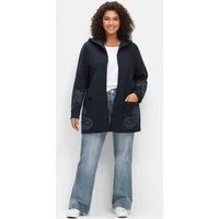 sheego by Joe Browns Shirtjacke Sweatjacke Langarm