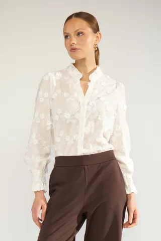 Nümph - NULENEA SHIRT bright white - Gr. - 36