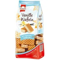Schulte Kekse, Schulte Vanille Waffeln mit Vanillefüllung knusprig zart 175g