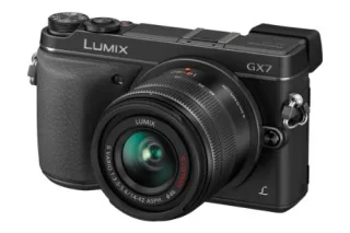 Panasonic Lumix DMC-GX7 [16MP Full HD 3"] schwarz inkl. Objektiv Lumix G Vario 14-42mm 1:35-56 ASPH OIS